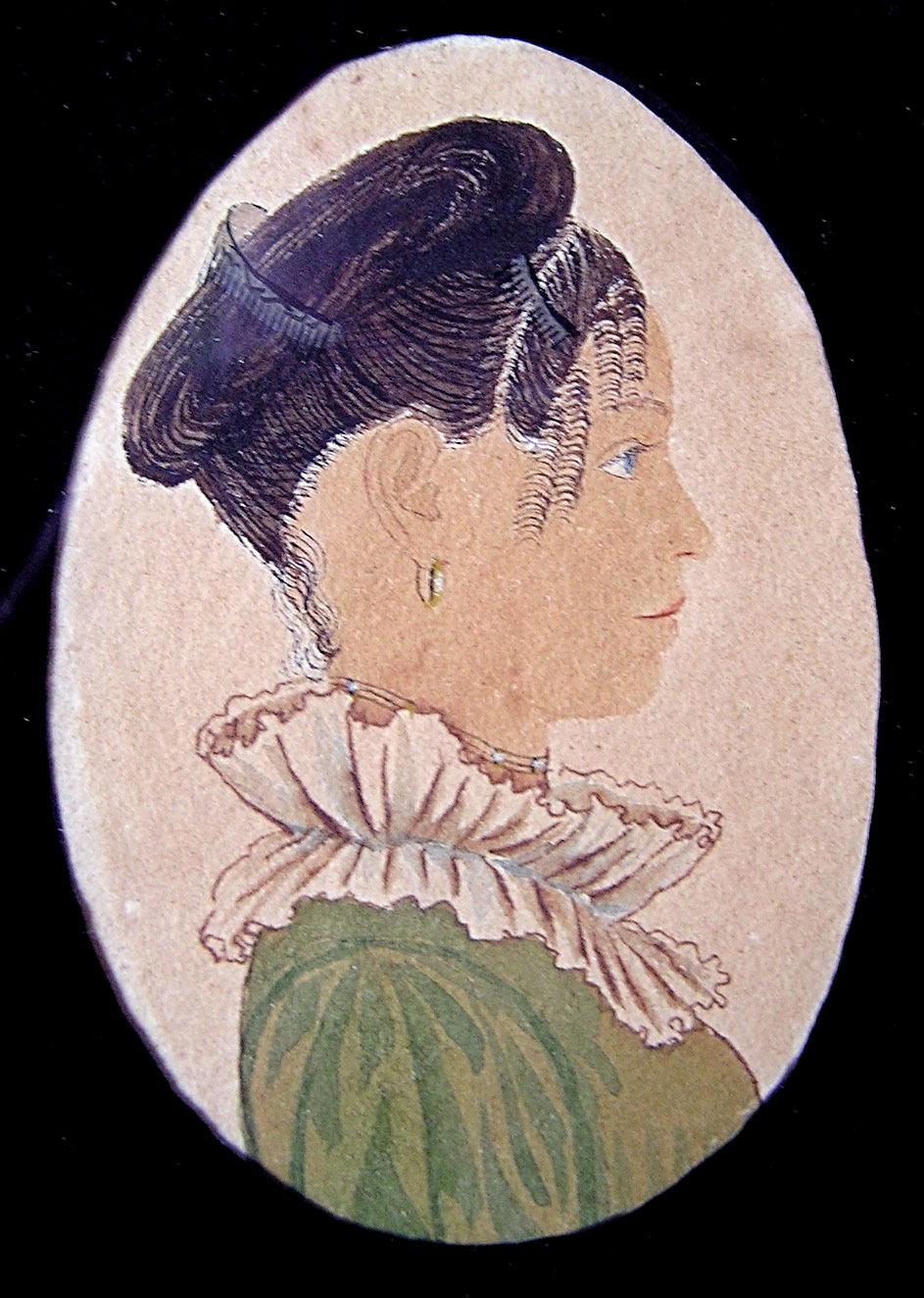 Attributed to Rufus Porter, Betsey Long, ca. 1815-1817