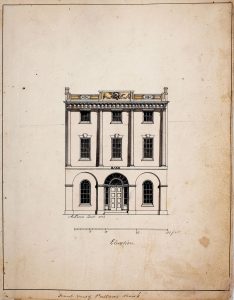 Alexander Parris, Front View of Portland Bank, 1806