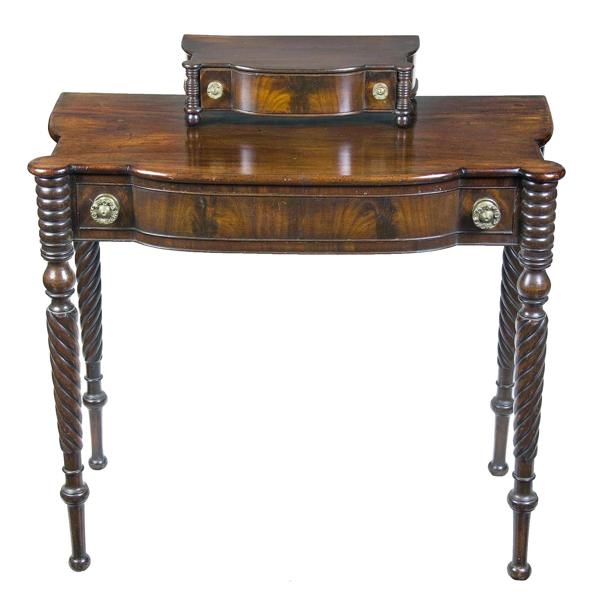 Dressing table, maker unidentified, Salem, Massachusetts-Portsmouth, New Hampshire, area, c. 1820