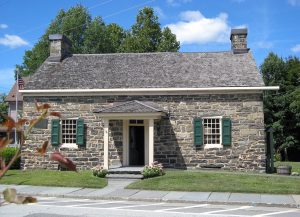 “Fort Decker/Old Stone House,” Port Jervis, New York, rebuilt in 1793, present location of the Minisink Valley Historical Society