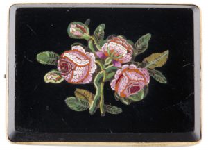 Mosaic tesserae brooch, Italy, ca. 1840–1850