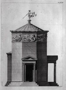 Tower of the Winds elevation drawing
