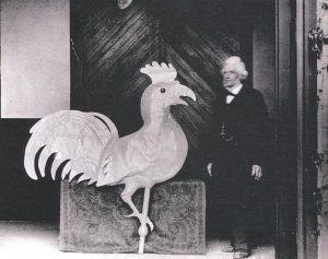 Shem Drowne cockerel and Sexton B. F. Wyeth