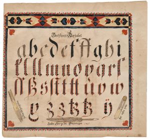 Attributed to Johannes Bard, Writing Sample