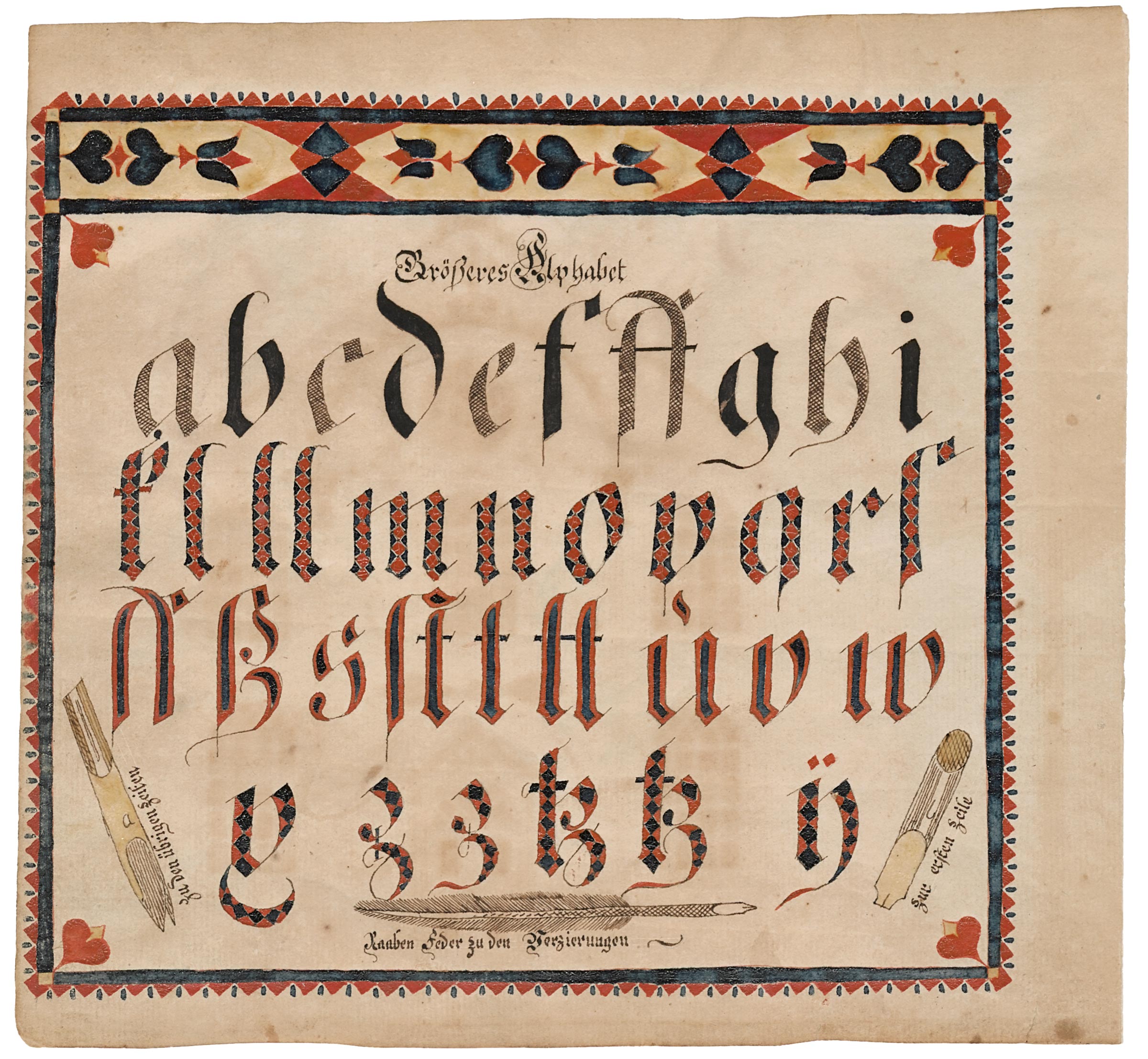 Attributed to Johannes Bard, Writing Sample