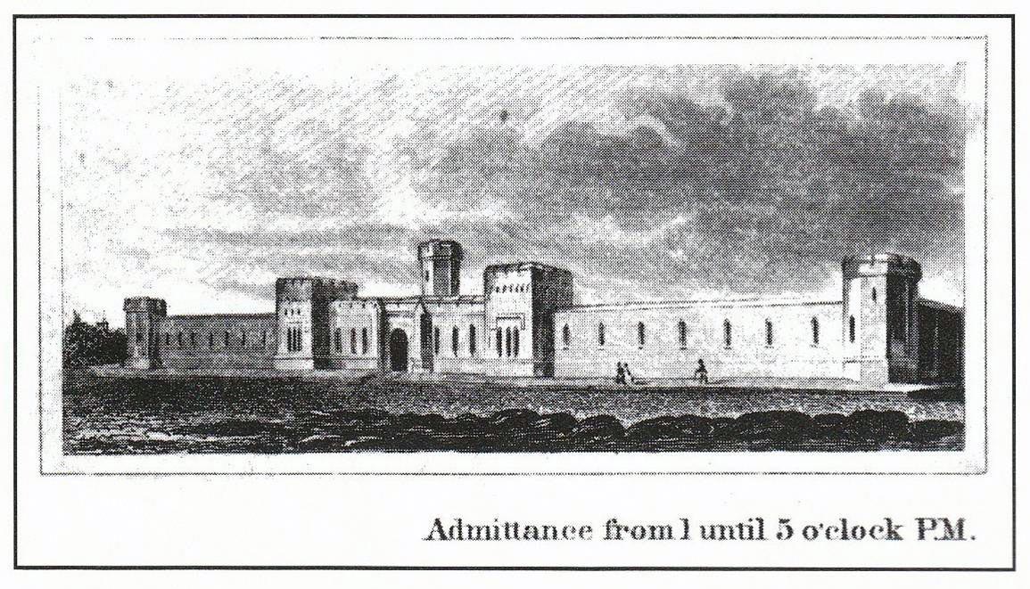 Admission ticket for Eastern State Penitentiary, c. 1835