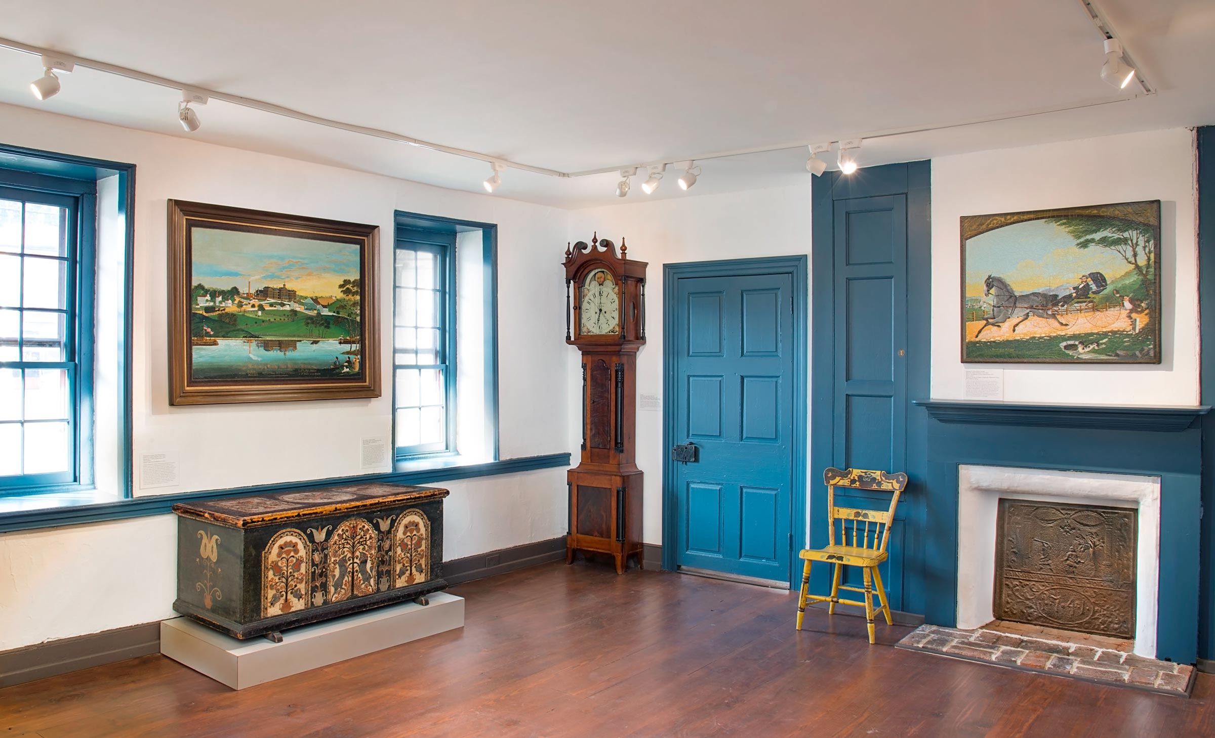 Paintings gallery at the Center for Pennsylvania German Studies