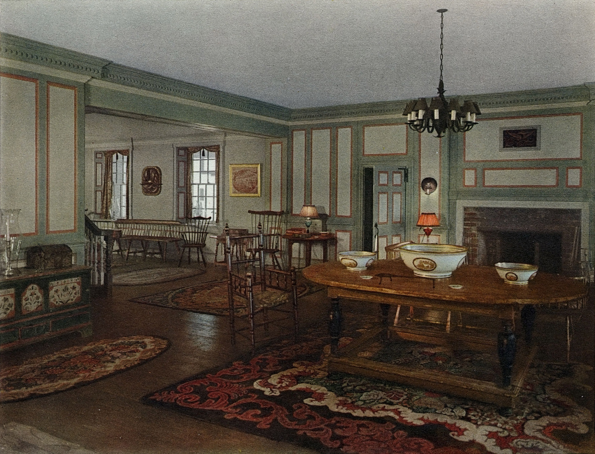 Entrance Hall, Chestertown House, 1927