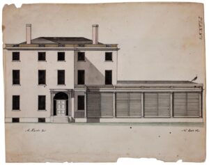 Alexander Parris (1780–1852), Edward Preble House, Portland, Maine, 1805.