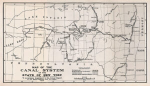 Map of the Canal System of the State of New York