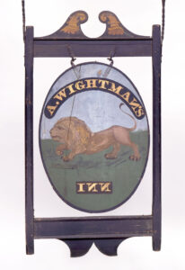 Sign for Wightman’s Inn, Waterford, Connecticut (Quaker Hill section), c. 1815–1824