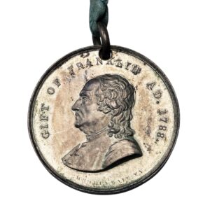 Franklin school medal for J. L. Barry, Boston, 1837