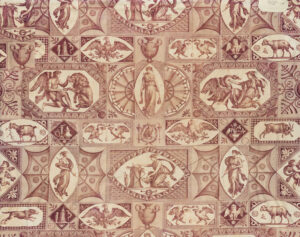 Leda and the Swan textile