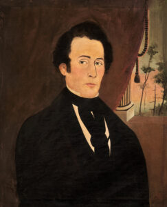 Figure 11 Sturtevant J. Hamblin, Asa Jewett, East Boston, Massachusetts, 1848. Inscribed on verso: “Painted by / S.J. Hamblin / E. Boston / Aug 1848.” Oil on canvas, 27 × 22 in. New Hampshire Historical Society, 2020.019 (Photo: Michael E. Myers)