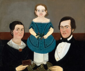 Figure 13 Attributed to Sturtevant J. Hamblin, Family Group, probably Boston or East Boston, Massachusetts, c. 1845–50. Oil on canvas, 30 × 36 in. Museum of Fine Arts, Boston, Bequest of John A. Will, Jr. in the name of his late wife, Sylvia Larner Will, 1993.942