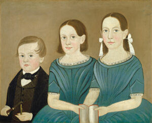 Figure 16 Attributed to Sturtevant J. Hamblin, The Younger Generation, probably Boston or East Boston, Massachusetts, c. 1850. Oil on canvas, 21 7⁄8 × 26 7⁄8 in. National Gallery of Art, Gift of Edgar William and Bernice Chrysler Garbisch, 1966.13.5