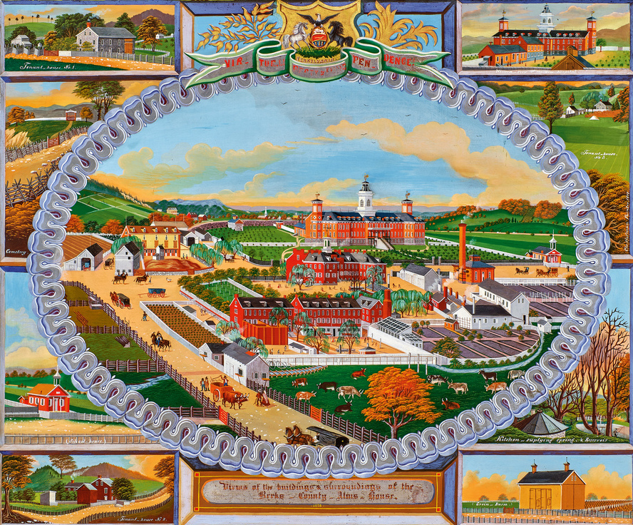 Charles C. Hofmann (1821–1882), Views of the Buildings & Surroundings of the Berks County Alms House
