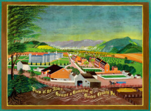 Charles C. Hofmann, View of the Alms House & Hospital of Berks County Pa.