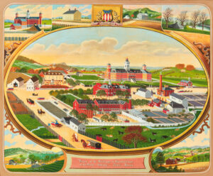 Charles C. Hofmann, View’s of the Buildings & Surroundings of the Berks County Alms House