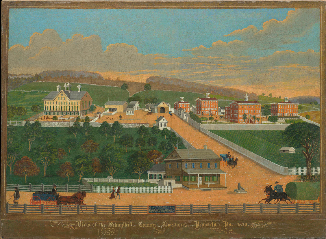 Charles C. Hofmann, View of the Schuylkill County Almshouse Property: Pa.
