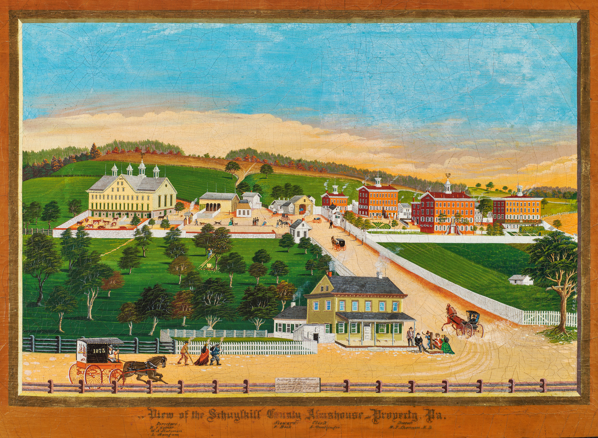 Charles C. Hofmann, View of the Schuylkill County Almshouse Property, Pa.