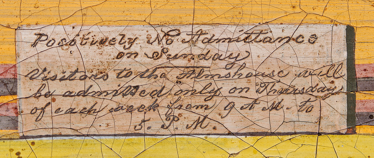 Detail of the inscription on the painting shown in fig. 14