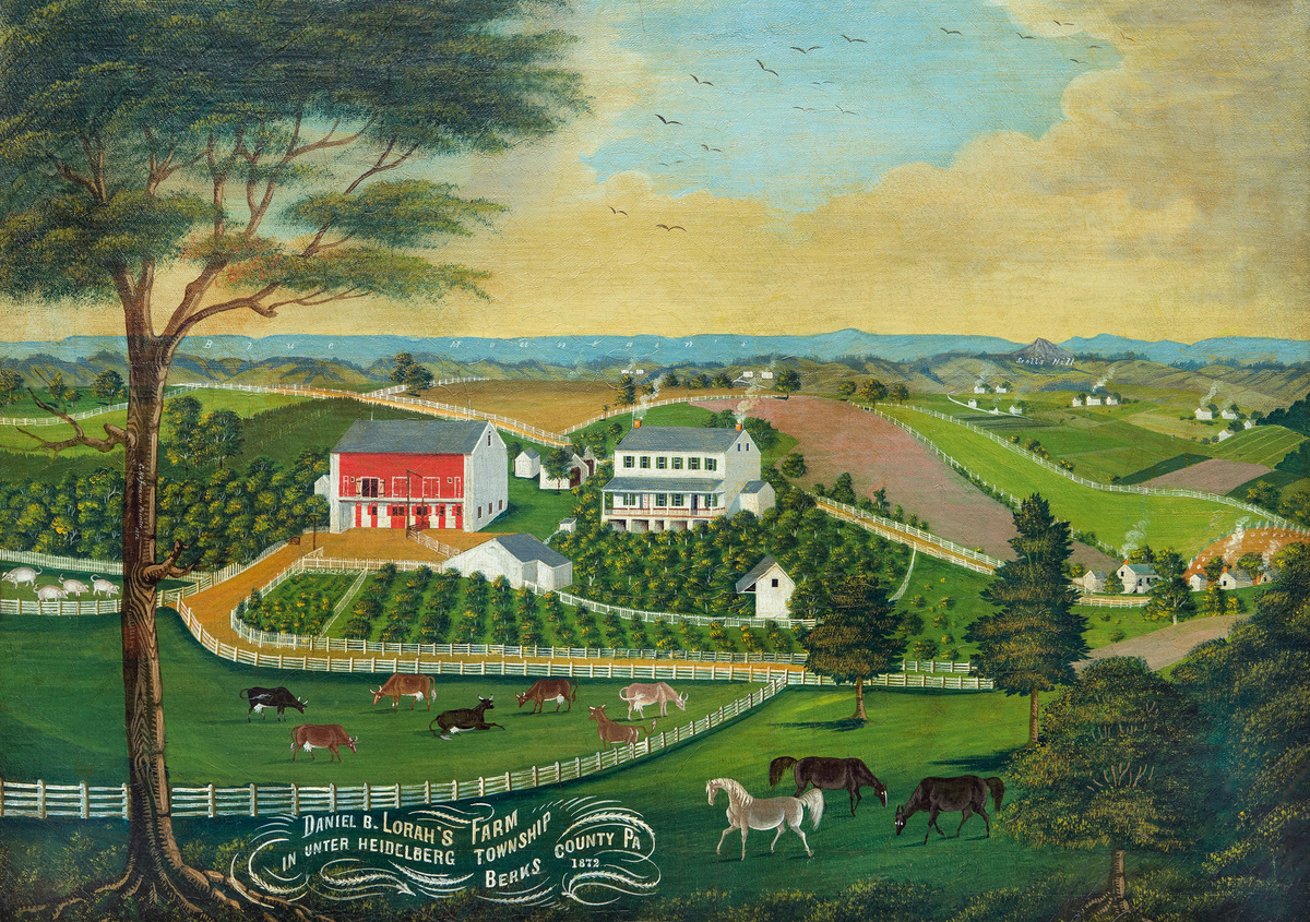 Charles C. Hofmann, Daniel B. Lorah’s Farm in Unter Heidelberg Township, Berks County Pa