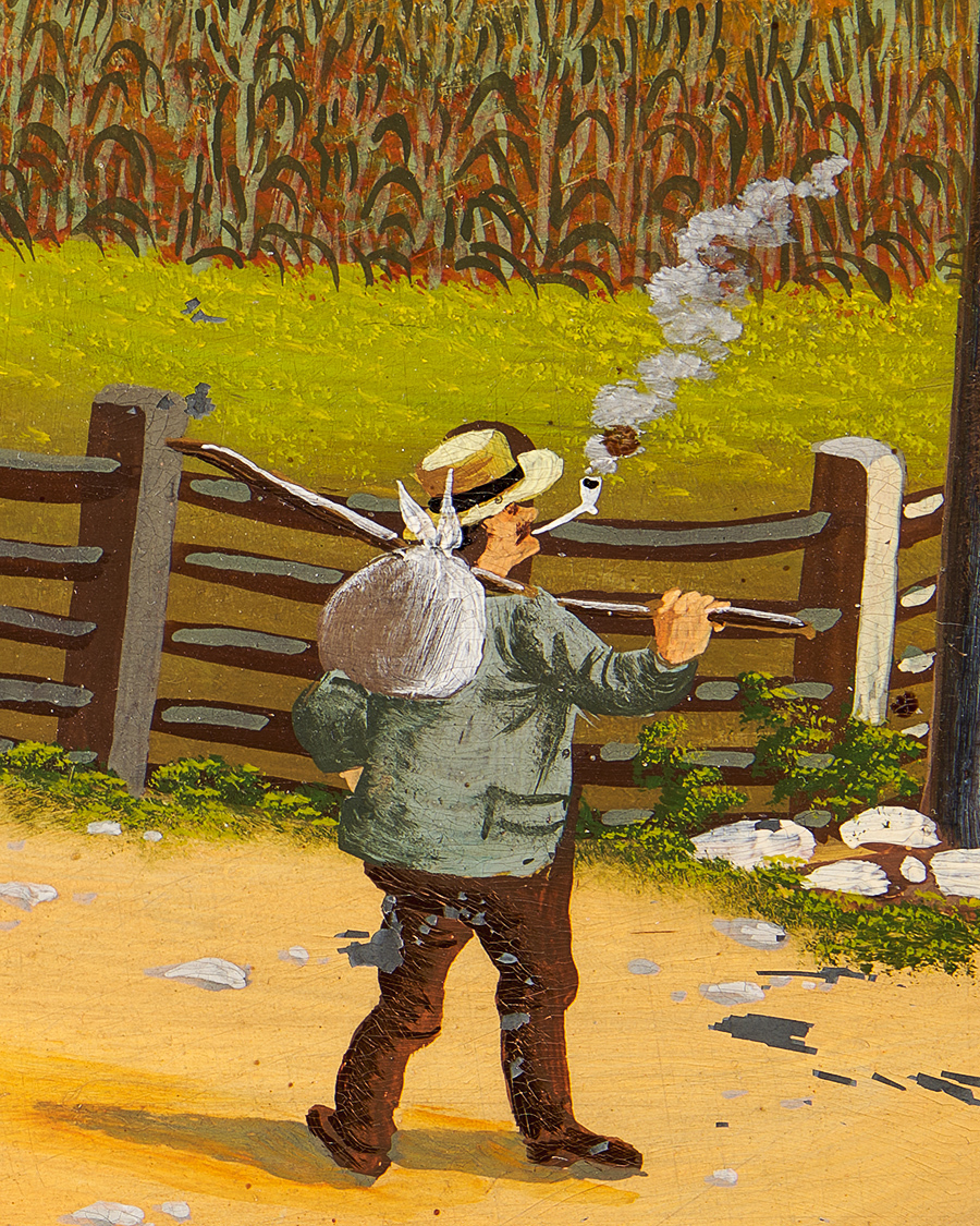 Detail of Hofmann’s self-portrait in painting shown in fig. 28