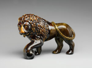 Attributed to Daniel Greatbatch (act. 1838–c. 1861), lion figure