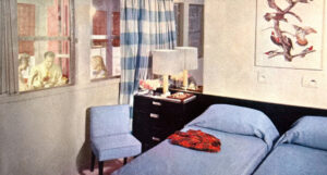 View of a first-class stateroom