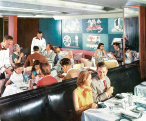 The cabin-class Pioneer Restaurant