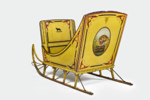 Sleigh, paint decorated by “Hodgkins”