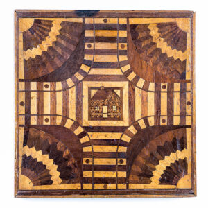 Parcheesi board, United States, late 19th century